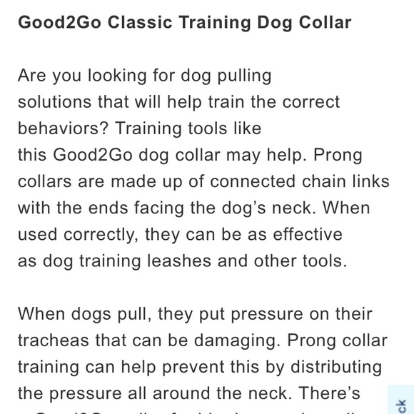 X large pinch training collar plus additional link - Picture 10 of 11